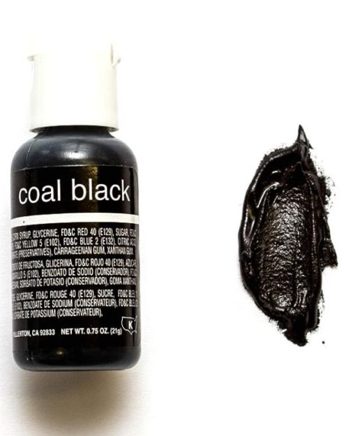 Chefmaster Gel Colour – Coal Black