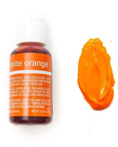 Chefmaster Gel Colour – Neon Brite Orange