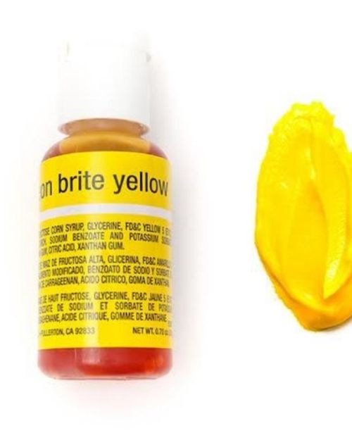 Chefmaster Gel Colour – Neon Brite Yellow