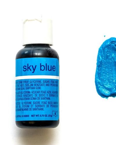 Chefmaster Gel Colour – Sky Blue