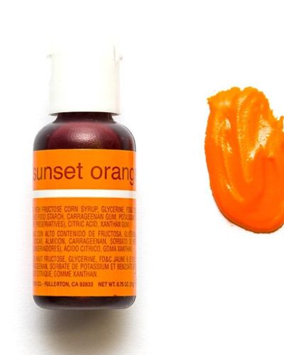 Chefmaster Gel Colour – Sunset Orange