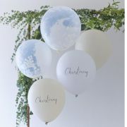Christening Confetti Balloon Bundle