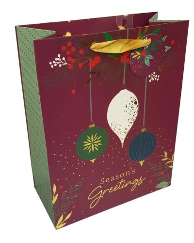 Large Gift Bag – Christmas Baubles