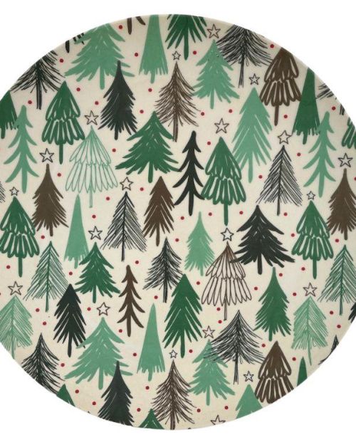 Christmas Bamboo Large Plates 2pk