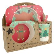 Christmas Kids Bamboo Tableware Set – Rudolph