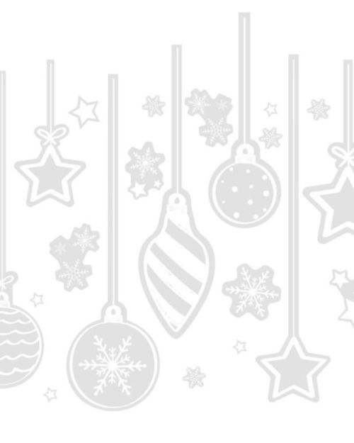 Christmas Baubles Window Decal