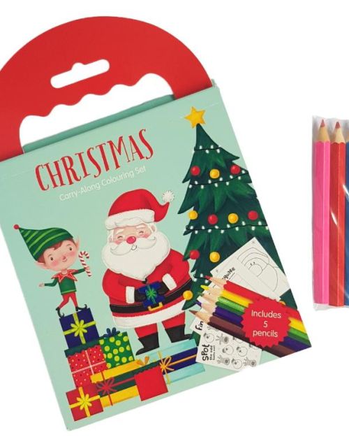 Christmas Carry Along Colouring Set