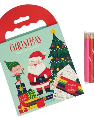 Christmas Carry Along Colouring Set