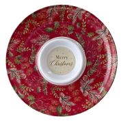 Christmas Melamine Chip ‘n Dip Platter
