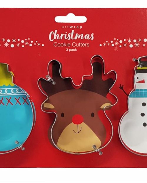 Christmas 3pce Cookie Cutter Set