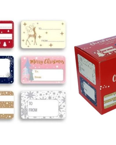 Christmas Gift Labels 150pk Contemporary