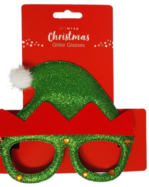 Christmas Glitter Glasses – Elf