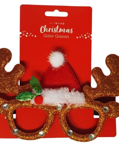 Christmas Glitter Glasses – Reindeer