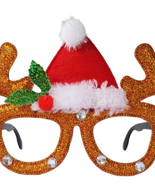 Christmas Glitter Glasses – Reindeer