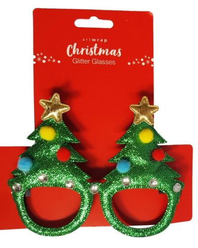 Christmas Glitter Glasses – Trees