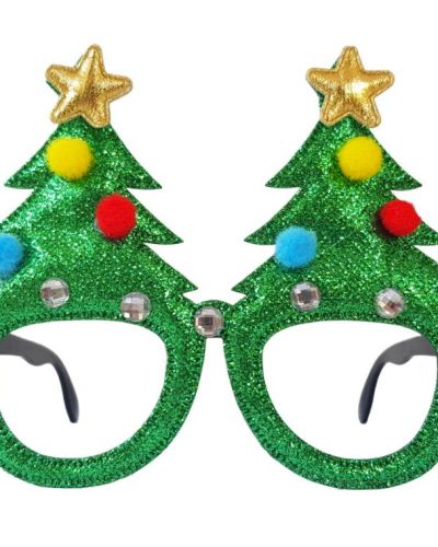 Christmas Glitter Glasses – Trees