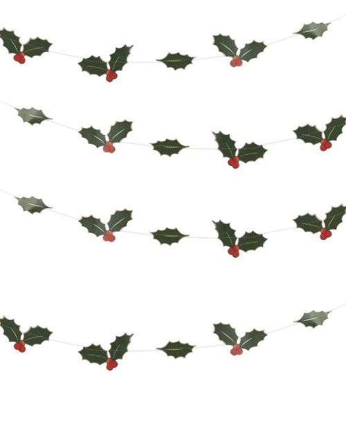 Christmas Holly Garland