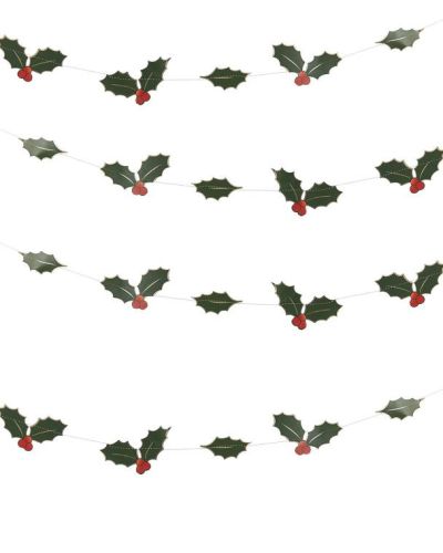 Christmas Holly Garland