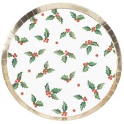 Christmas Holly Plates 8pk