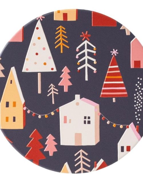 Christmas Home Ceramic Coaster