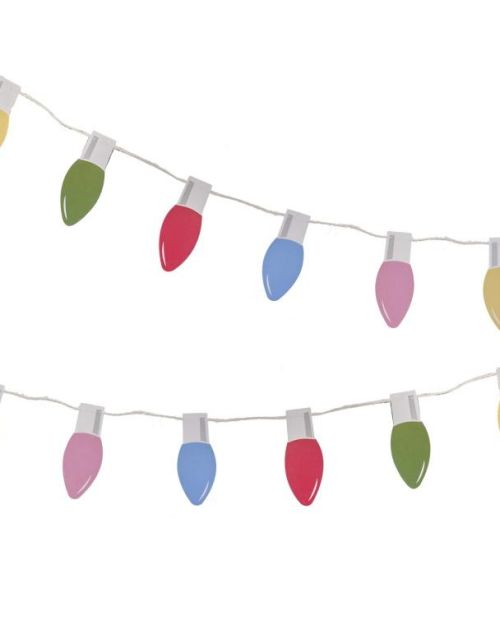 Christmas Lightbulb Garland