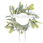 Christmas Mistletoe Cake Topper