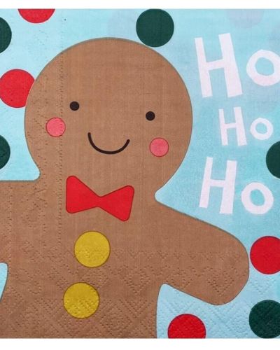 Christmas Napkins 20pk – Gingerbread Man