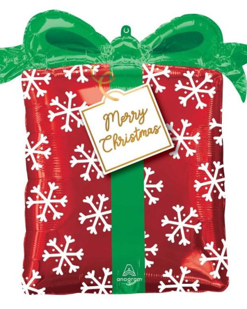 Christmas Present SuperShape Foil Balloon