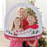 Christmas Snow Globe Photo Booth Frame
