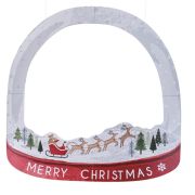 Christmas Snow Globe Photo Booth Frame