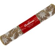 Christmas Table Runner – Hessian & White Icons