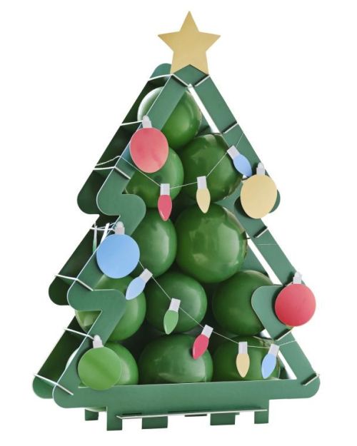 Christmas Tree Balloon Mosaic Stand