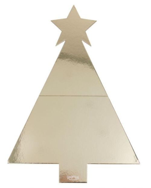 Cosy Copper Gold Christmas Tree Grazing Board