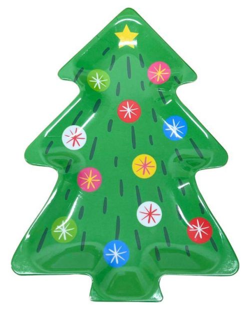 Melamine Christmas Tree Tray