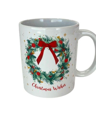 Christmas Mug – Wreath