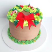 Christmas Wreath Cakes for Beginners (Wed 20th December)