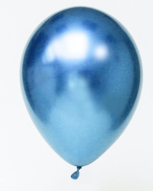Chrome Balloon Blue