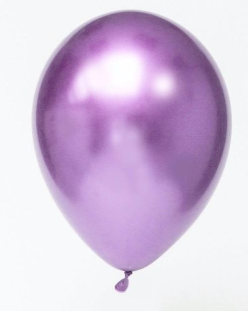 Chrome Balloon Purple