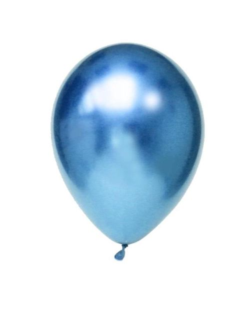 Chrome Balloon Blue 7in