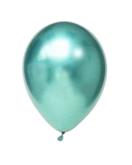 Chrome Balloon Green 7in