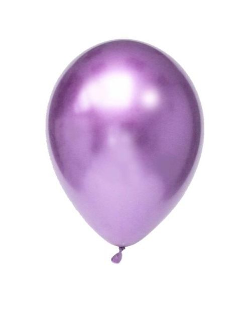 Chrome Balloon Purple 7in