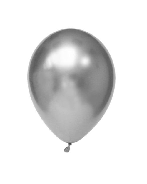 Chrome Balloon Silver 7in