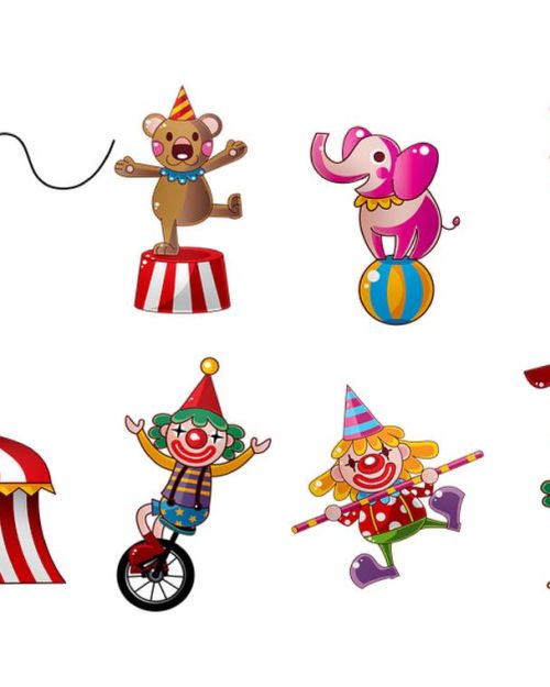 Edible Icing Image – Circus Icon Sheet