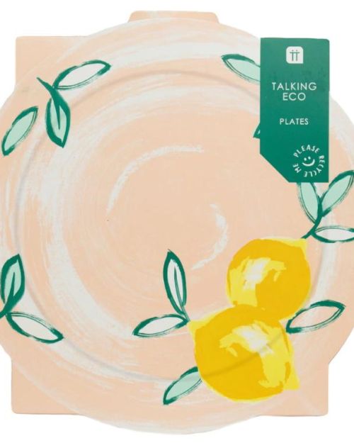 Citrus Fruits Dinner Plates 12pk