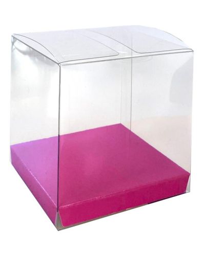Clear Favour Boxes 10pk – Flamingo