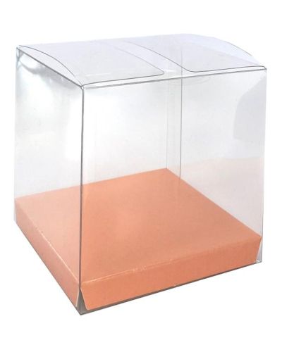Clear Favour Boxes 10pk – Rose