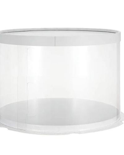 Clear Tube Cake Box – 8″