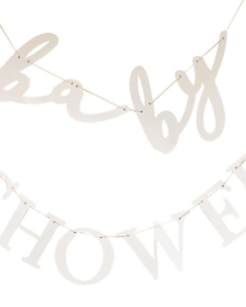 Clouds Baby Shower Bunting