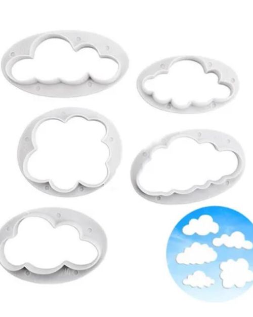 Cloud Cookie Cutter Set – 5pc