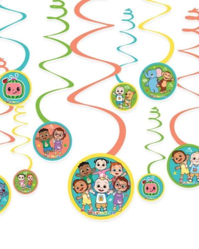 CoComelon Hanging Spiral Decorations